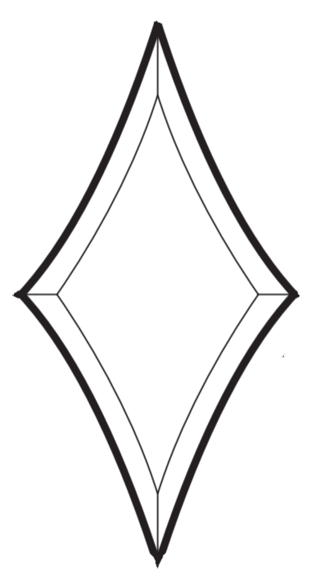 5-1/2" x 3-1/2" Bevel Cluster