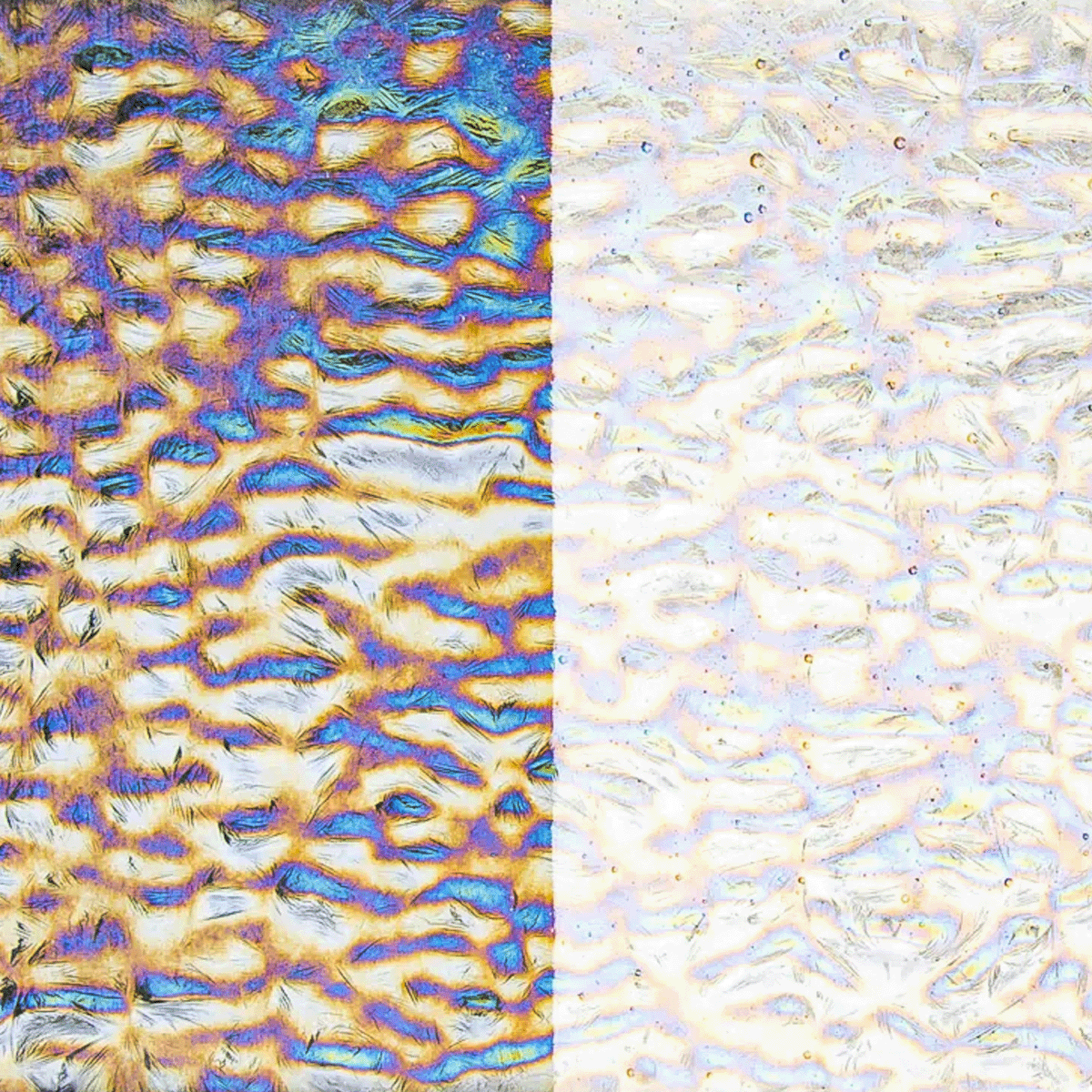 Clear Soft Ripple Iridescent, 3 mm