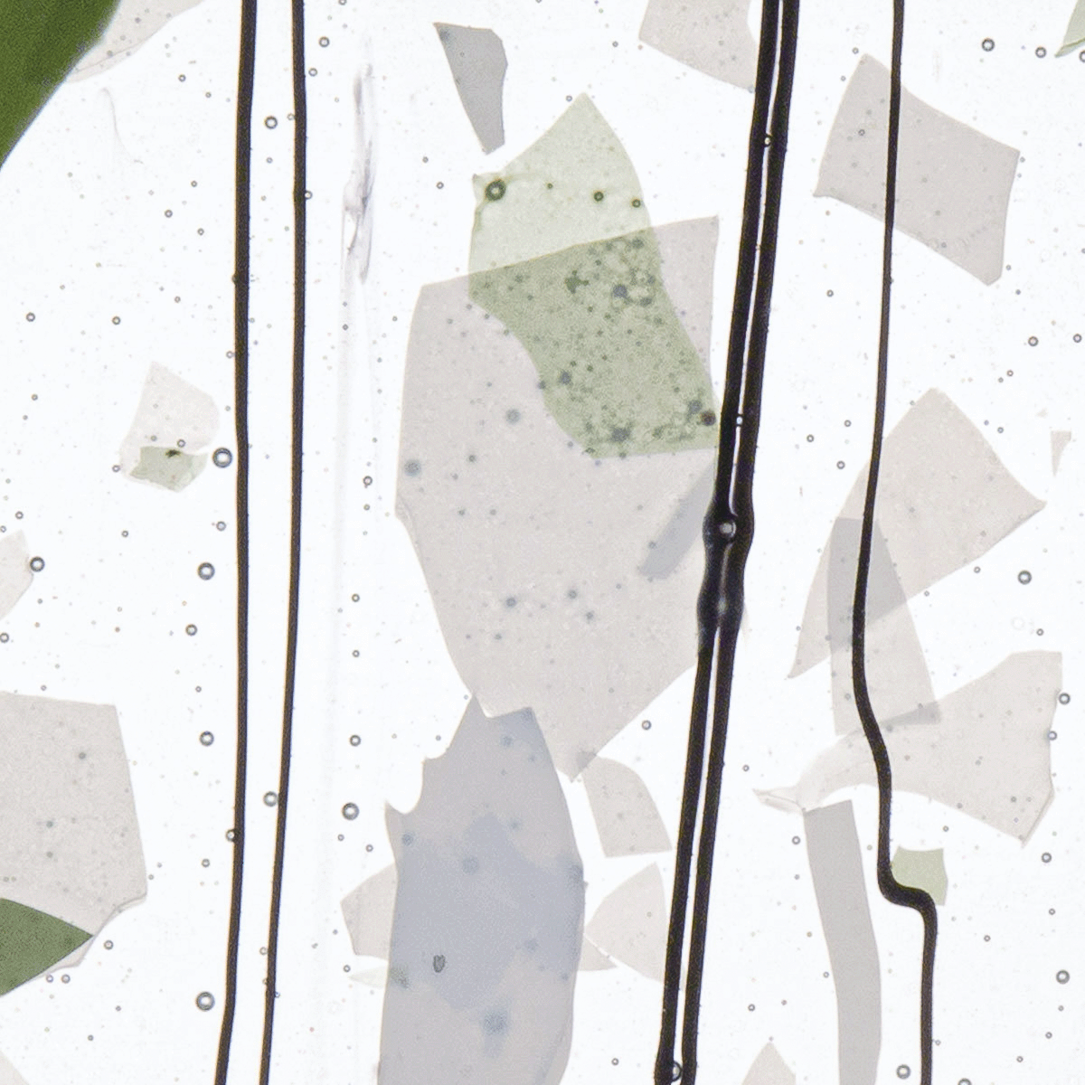 Green and White, 3 mm