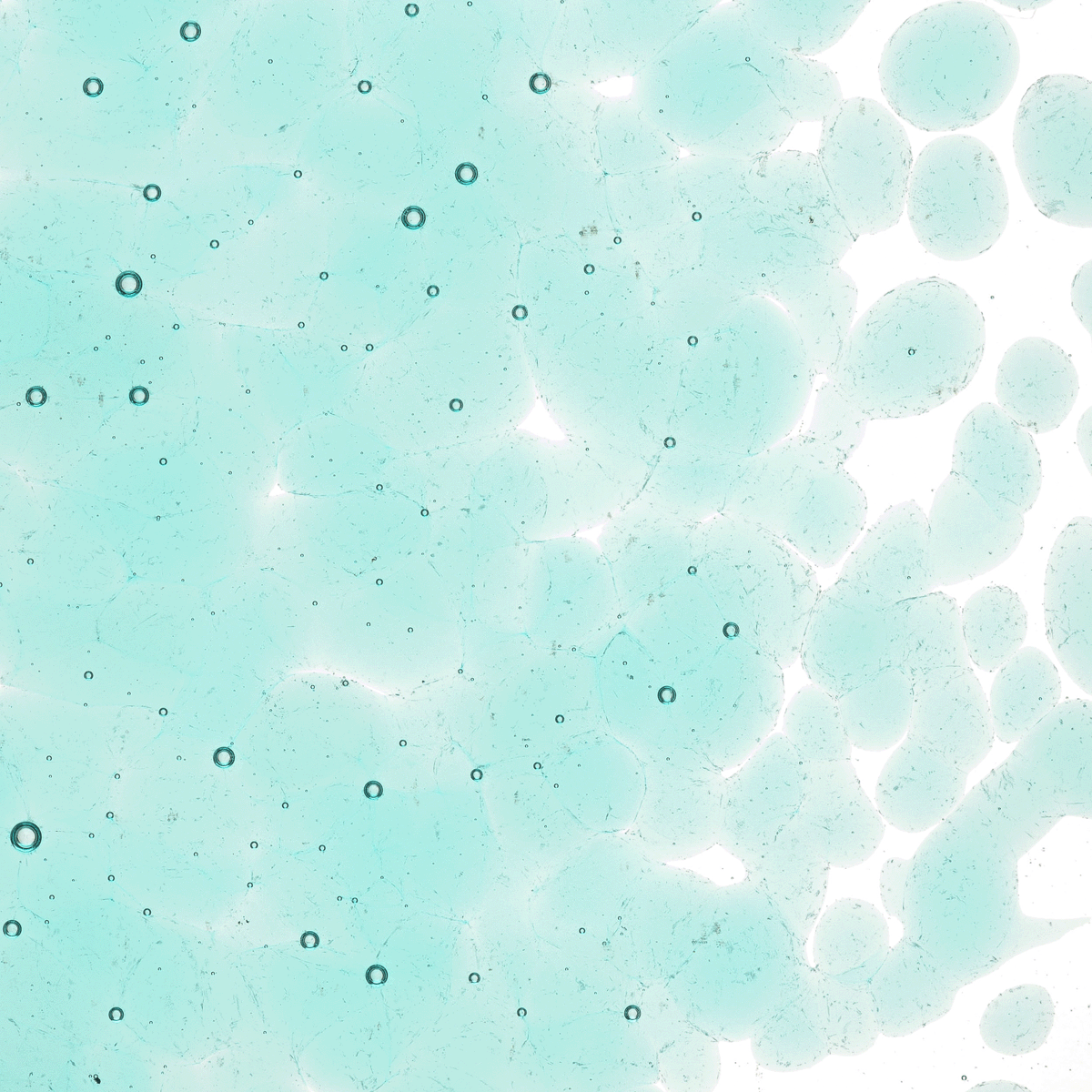 Light Aquamarine Blue Transparent, Coarse 1 lb.