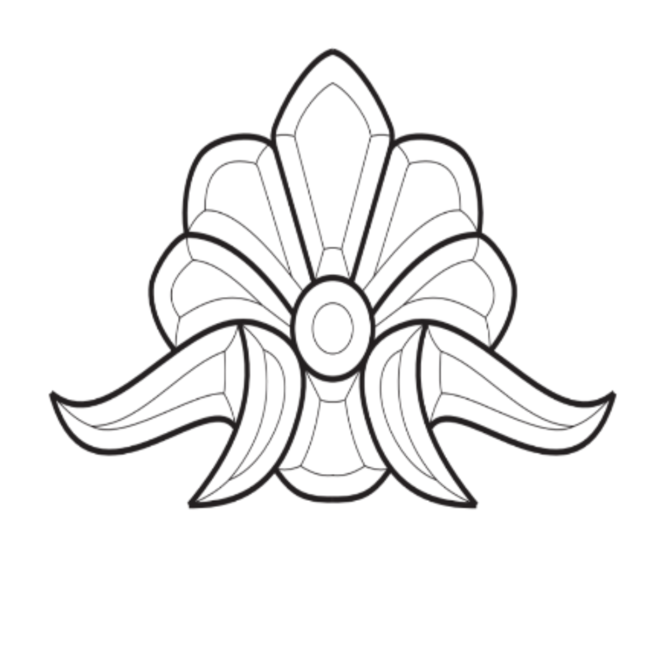 13-1/2" X 8-5/8" Bevel Cluster