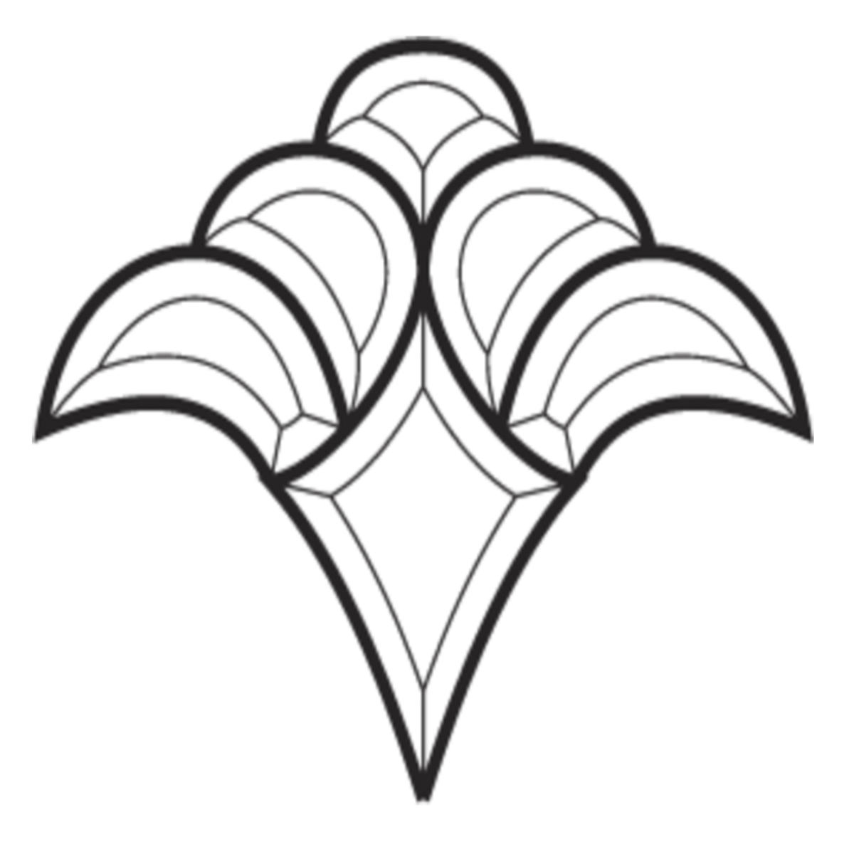 7- 5/8" X 6-1/4" Bevel Cluster