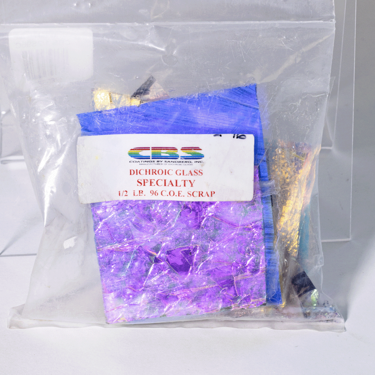 1/2 lb Random Specialty Glass 96 COE