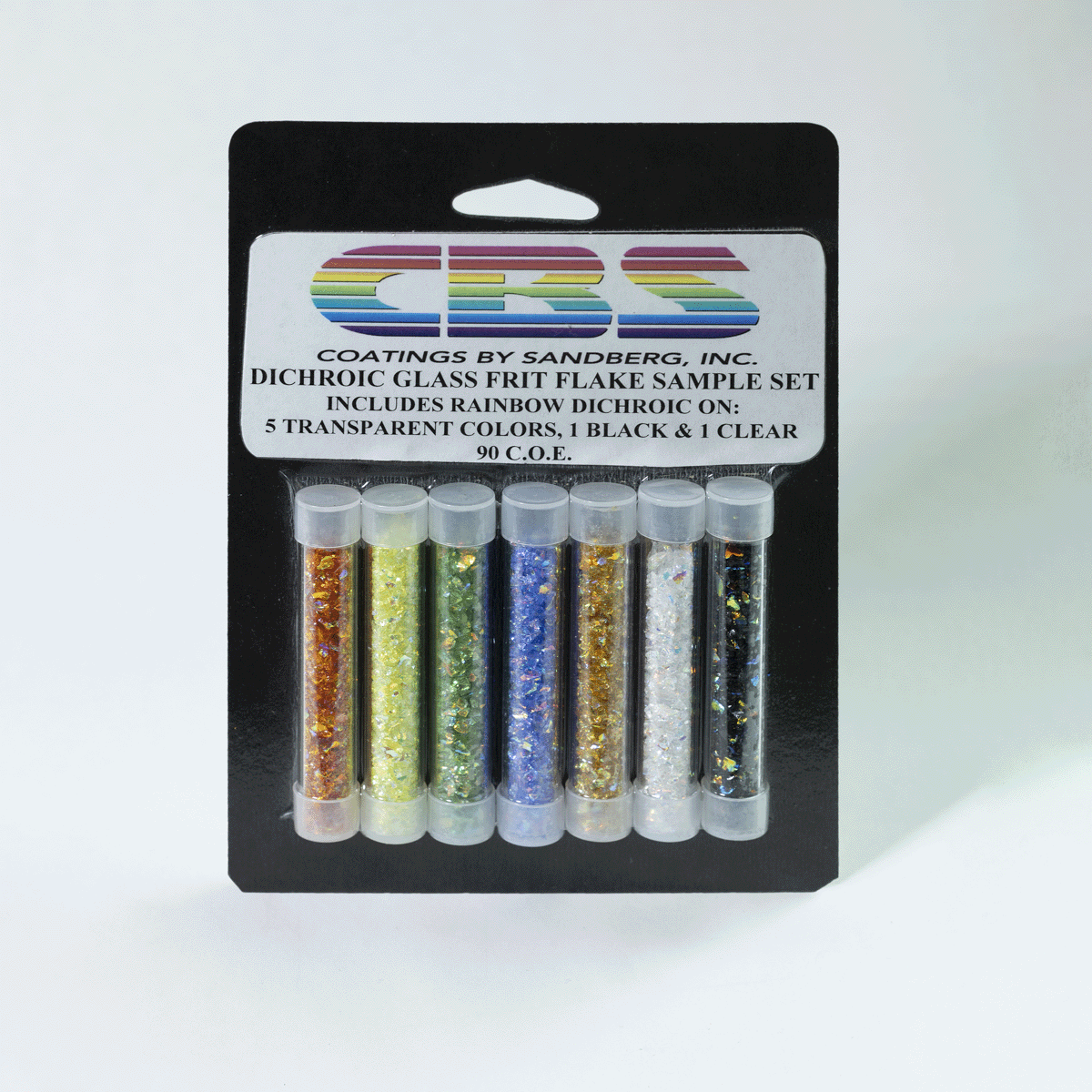 Dichroic Coated Transparent Frit Flakes Sample Set