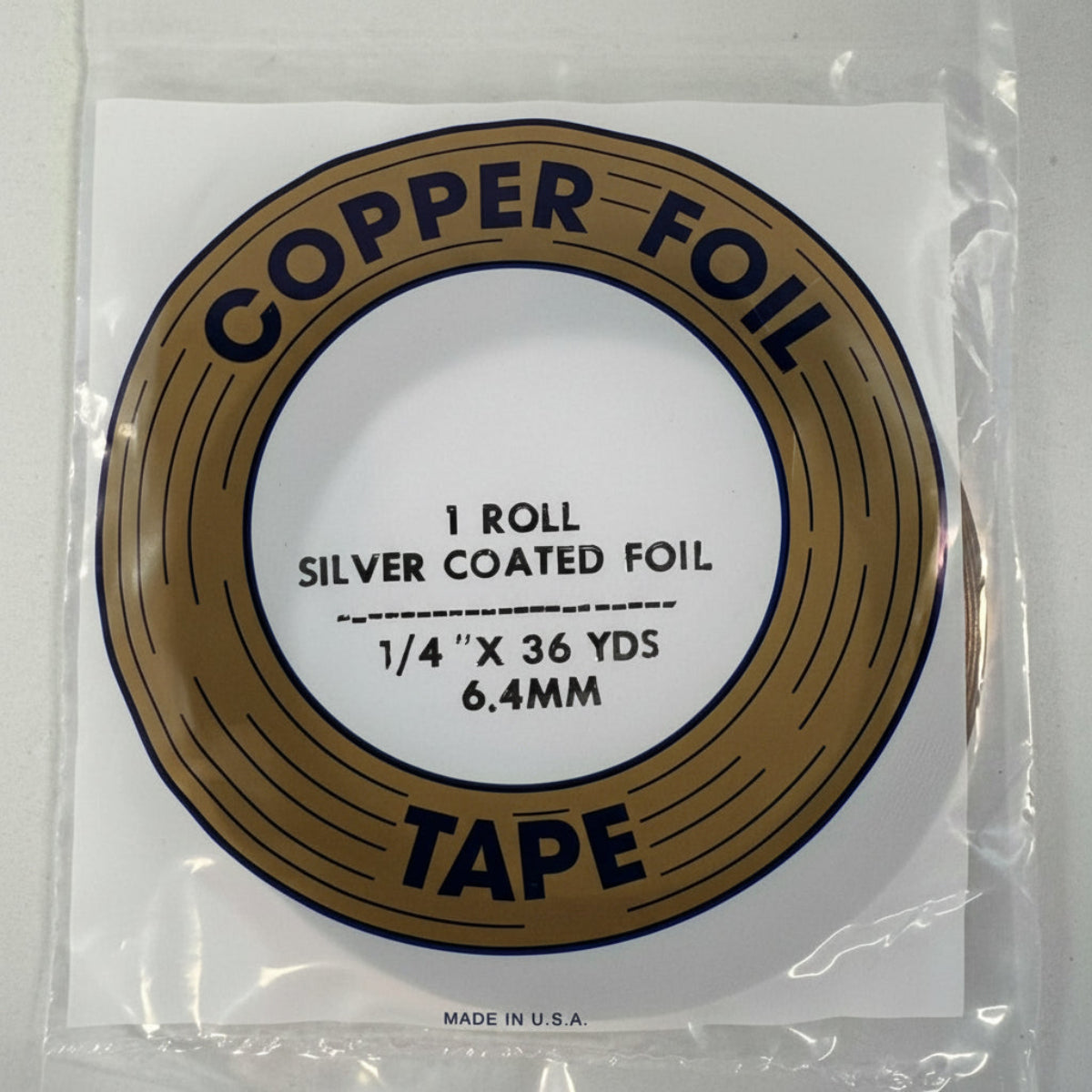 1/4" EDCO 1 mil SILVER FOIL