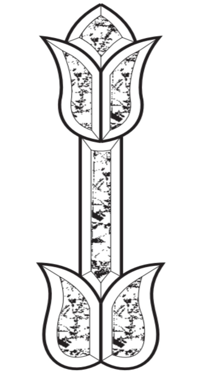 41/2" x 16" Glue Chip Bevel Cluster