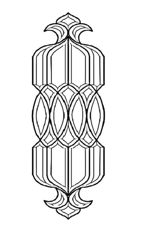 9-1/2" x 27-3/4" Bevel Cluster