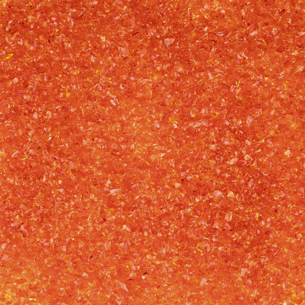Light Orange Transparent Medium Glass Frit, 8.5 oz