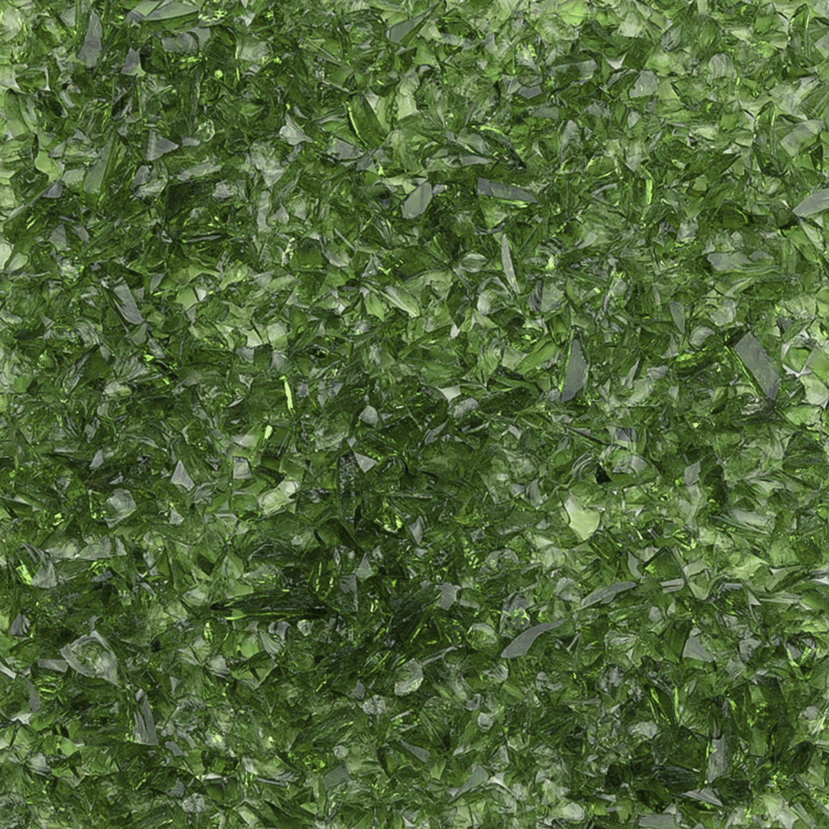 Light Green Transparent Coarse Glass Frit, 8.5 oz