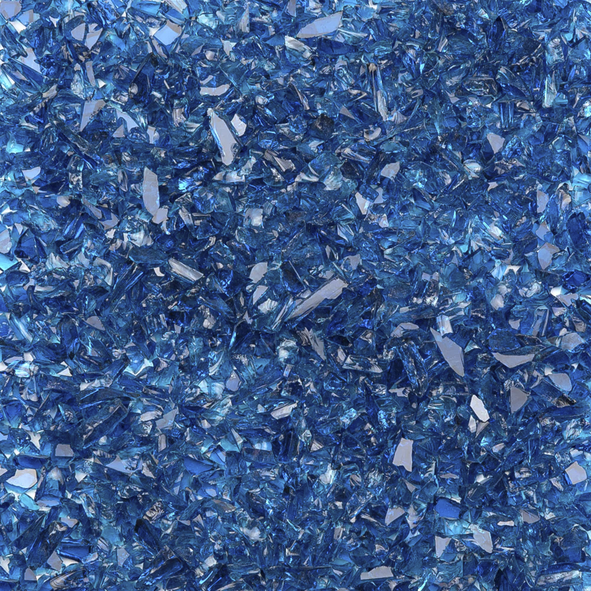 Deep Aqua Transparent Coarse Glass Frit, 4 lb.