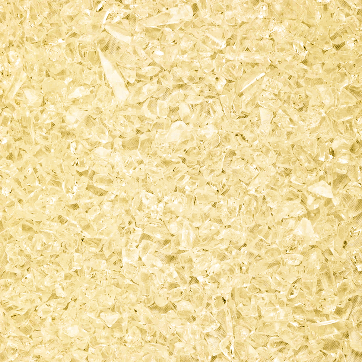 Straw Transparent Rainbow Iridescent Coarse Glass Frit, 8.5 oz