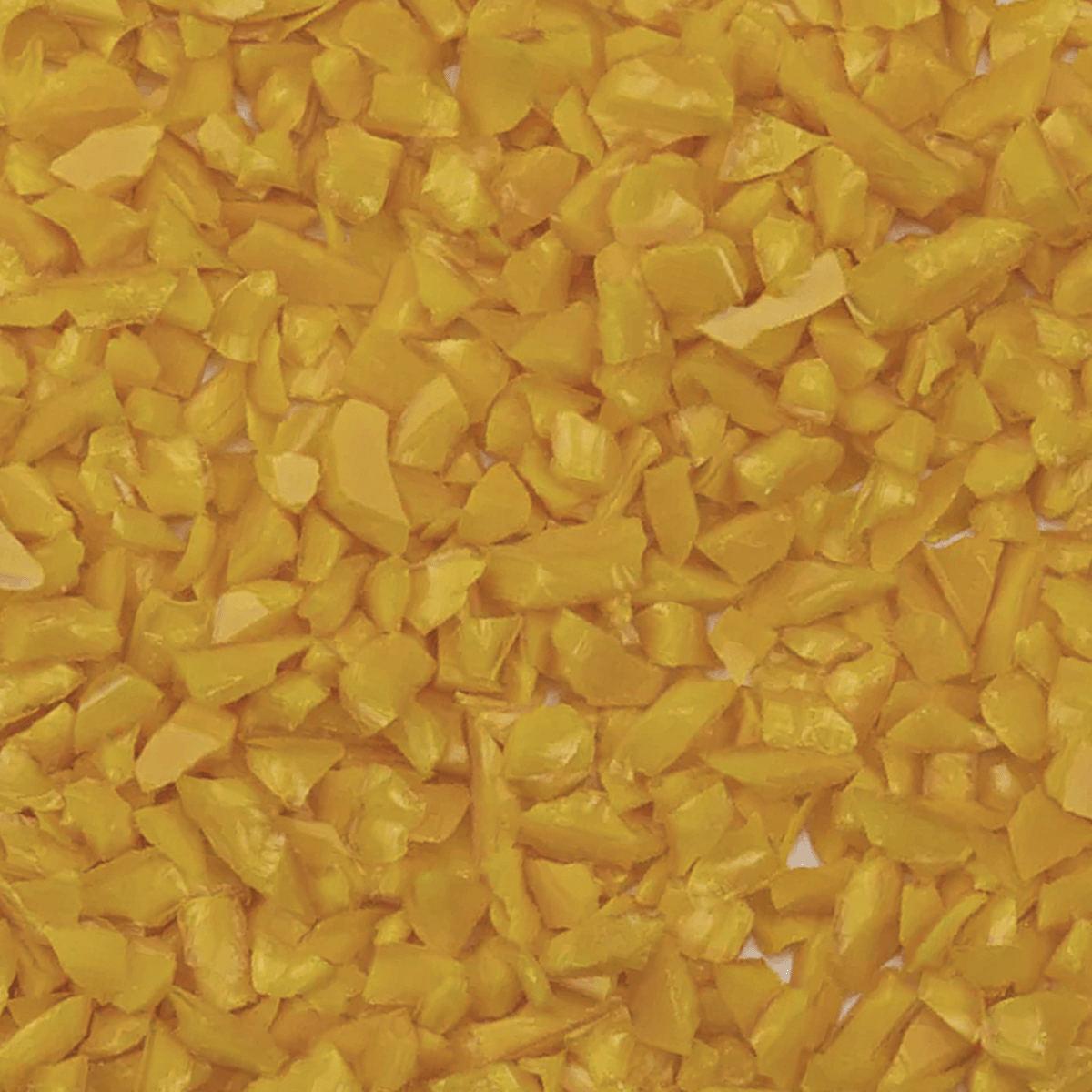 Marigold Opal Mosaic Glass Frit, 8.5 oz