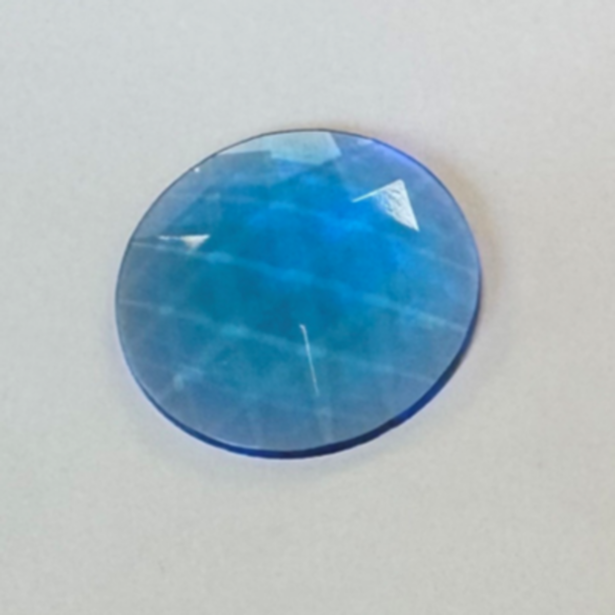 25MM ROUND FACETED TURQUOISE