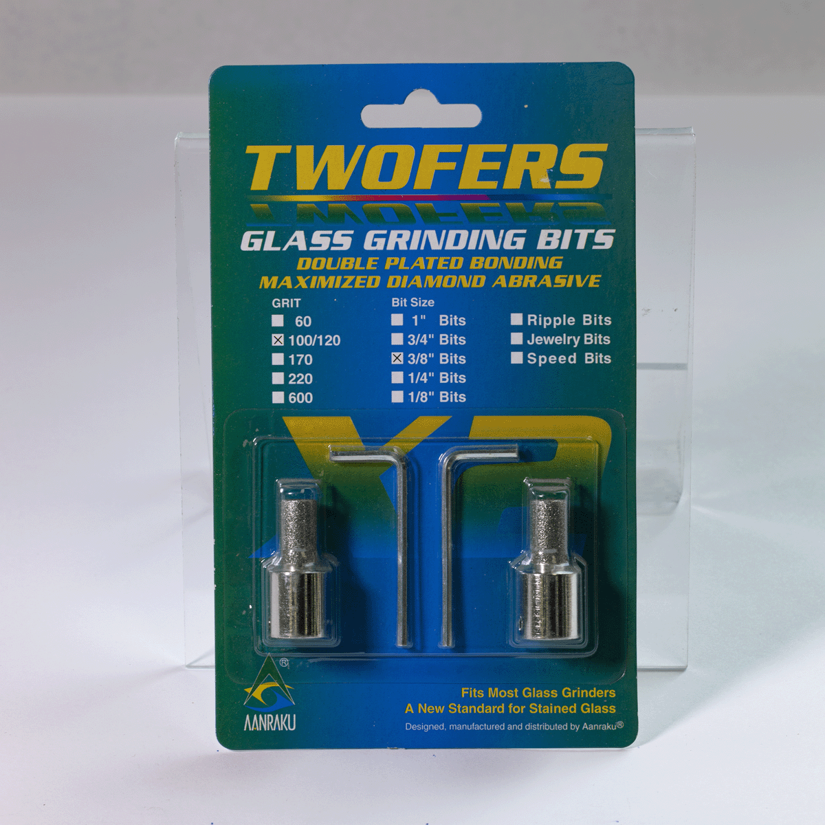 3/8-inch 100/120 grit regular grinder bit