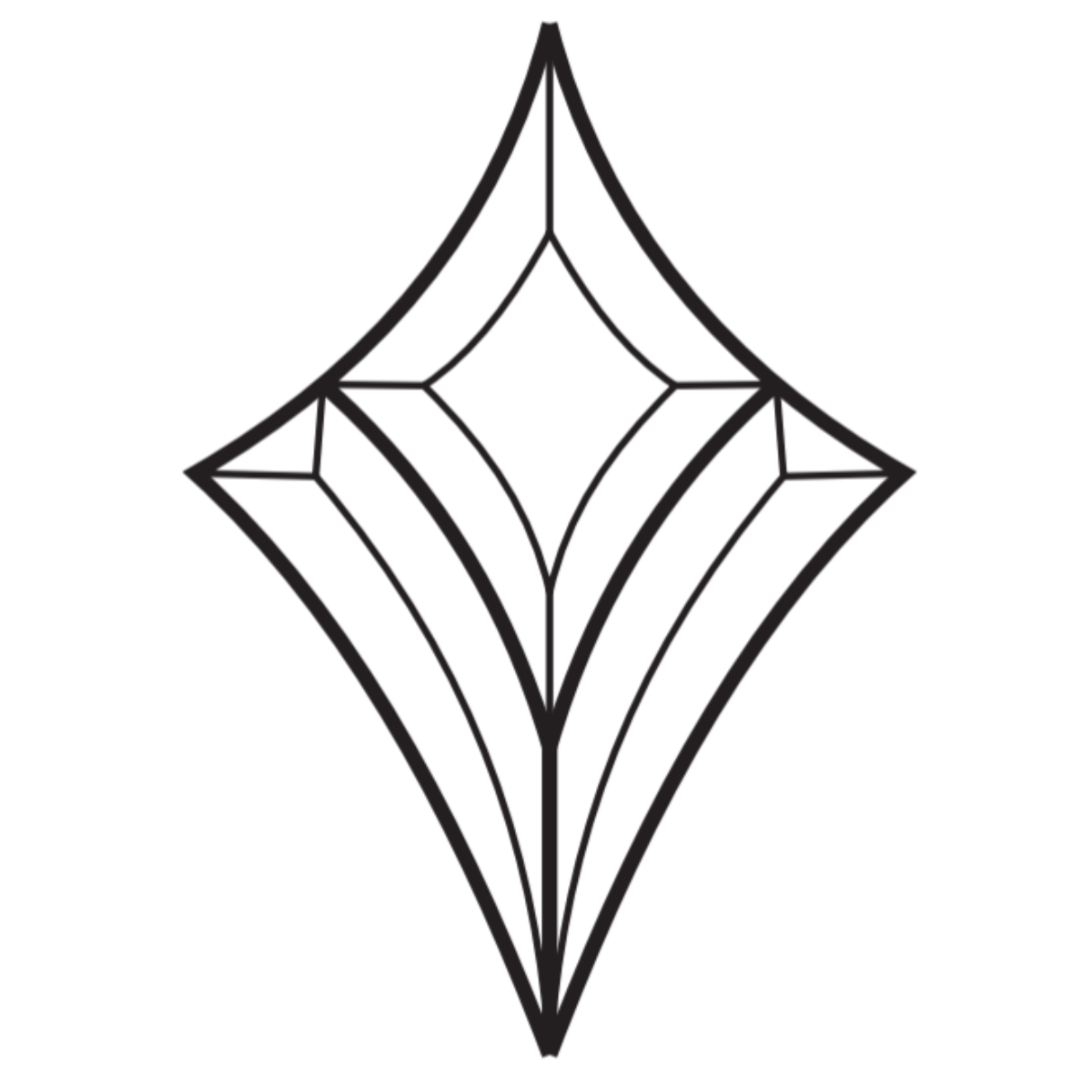 8'' x 5-1/2'' Bevel Cluster