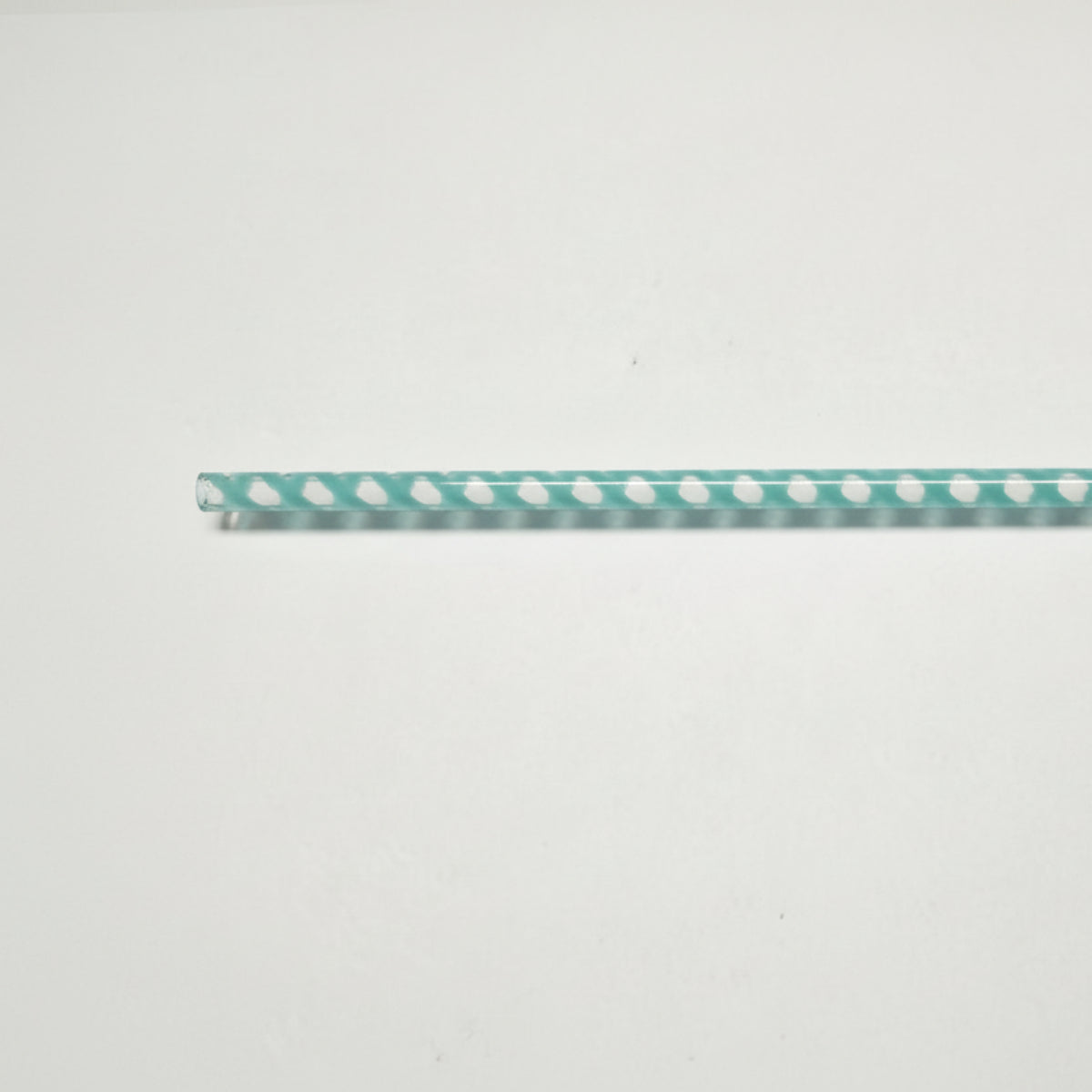 TWISTED CANE-TURQUOISE CLEAR 90 COE