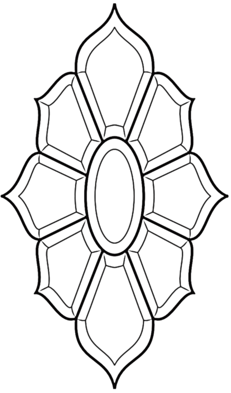 10-3/4'' x 18-1/4'' Bevel Cluster