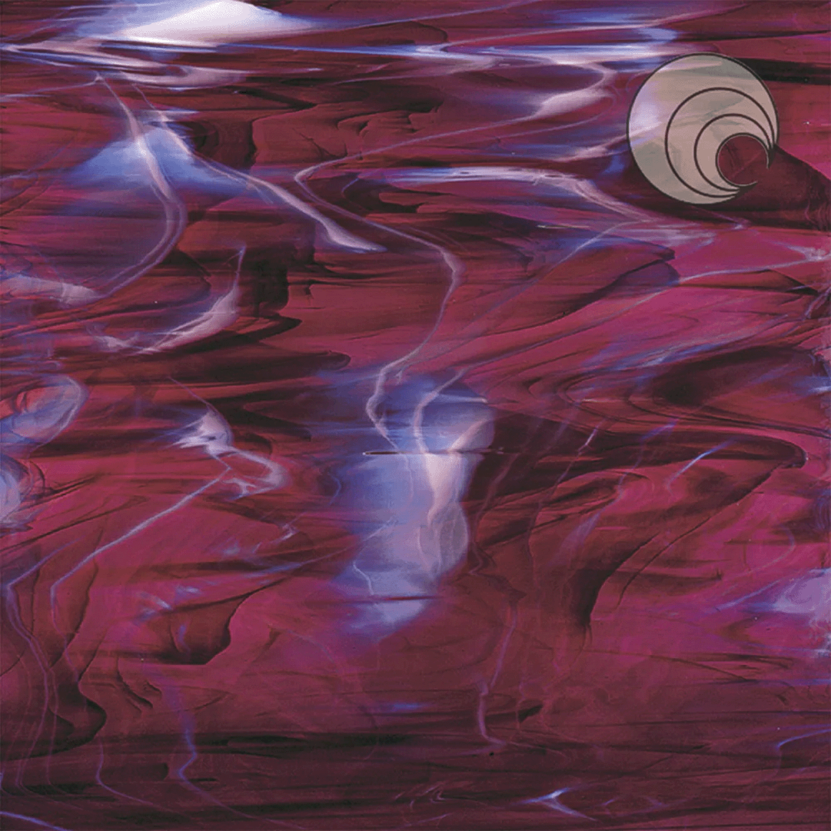 Dark Purple/White, Wispy