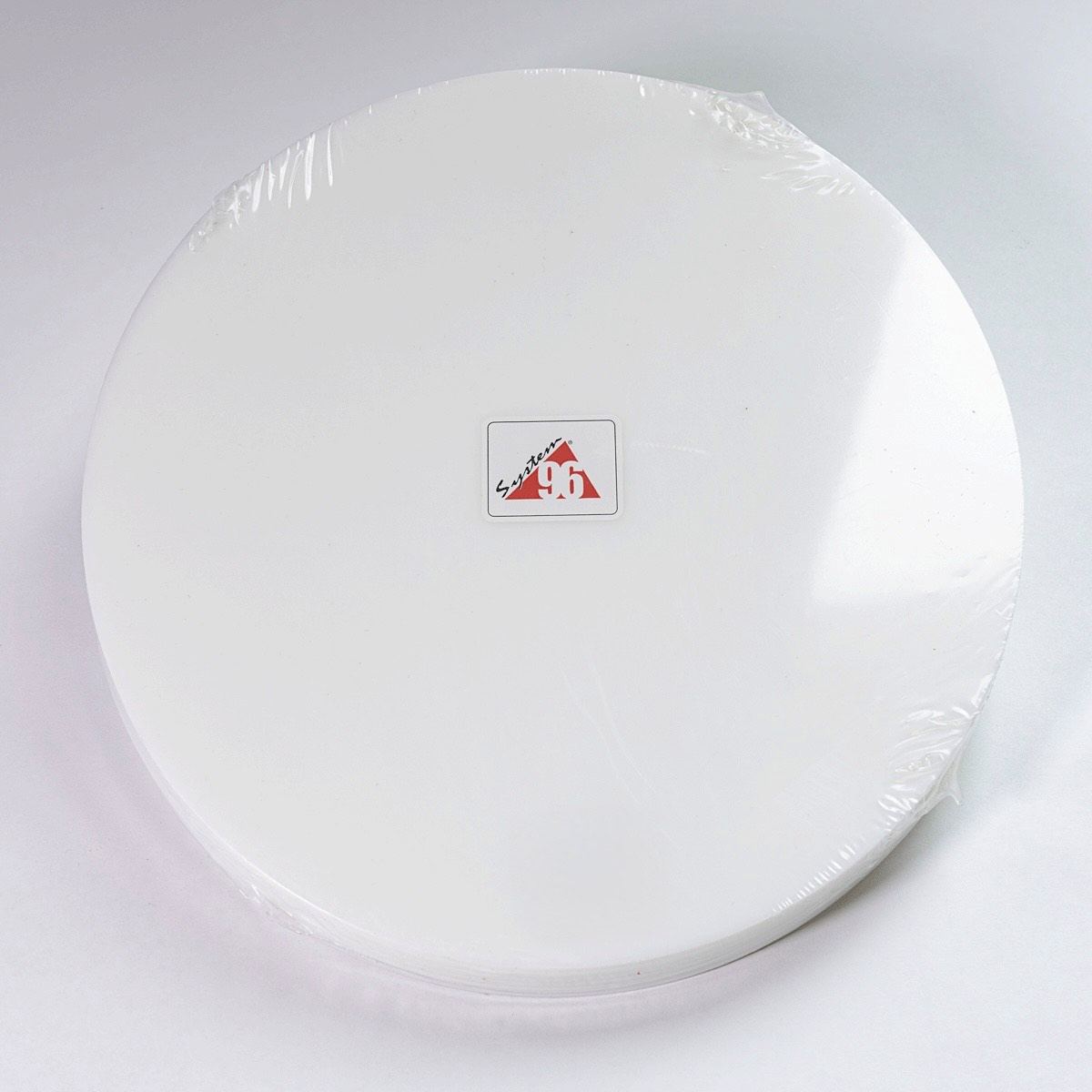 12" Diameter White Pre-Cut Bases - 6pcs