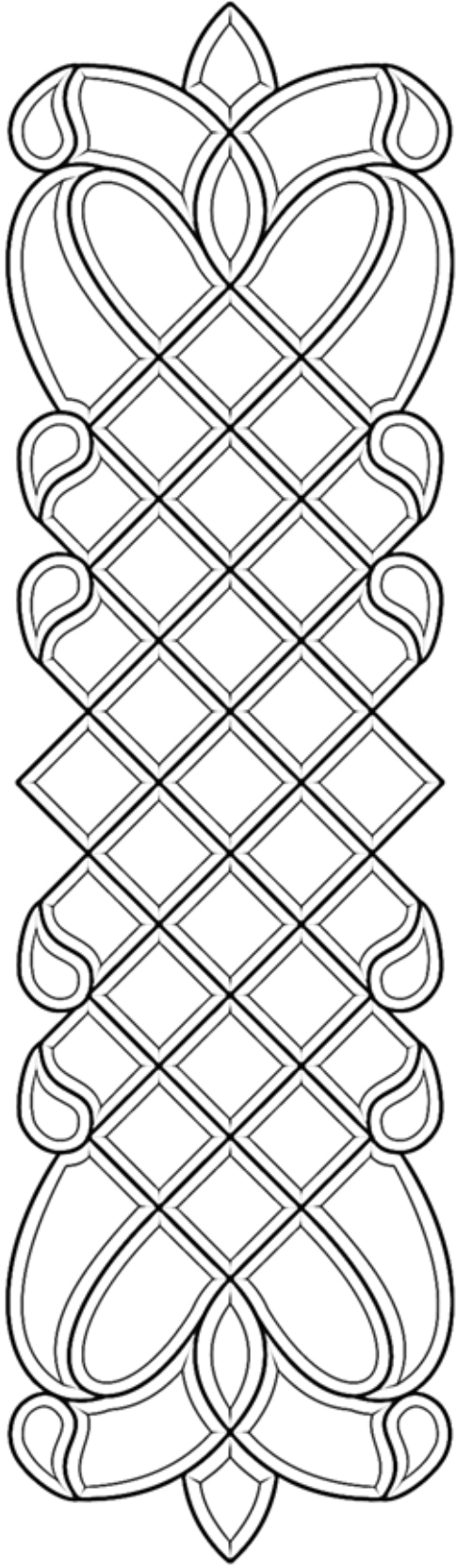 18'' x 52'' Bevel Cluster