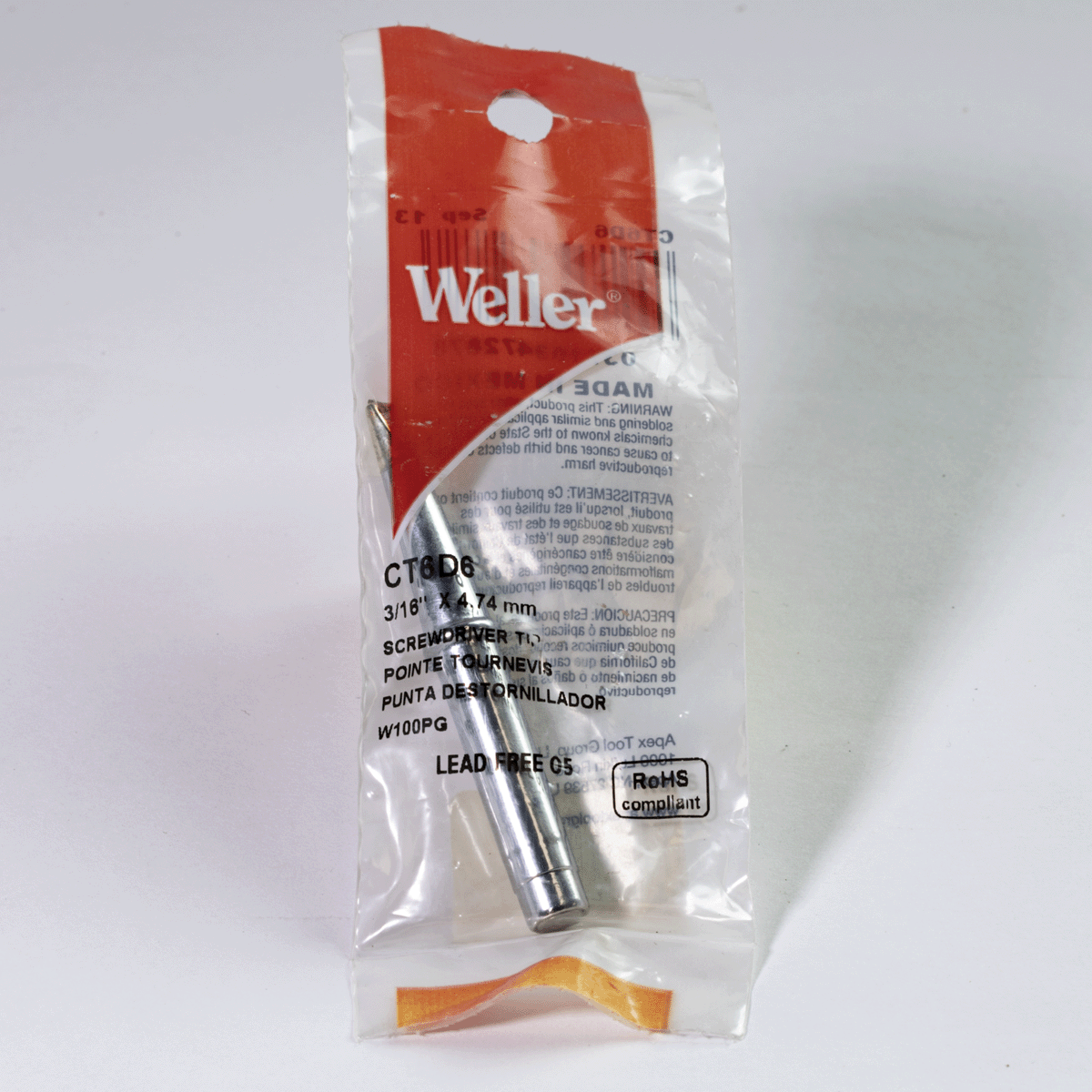 3/16" 600 DEG TIP FOR W100PG