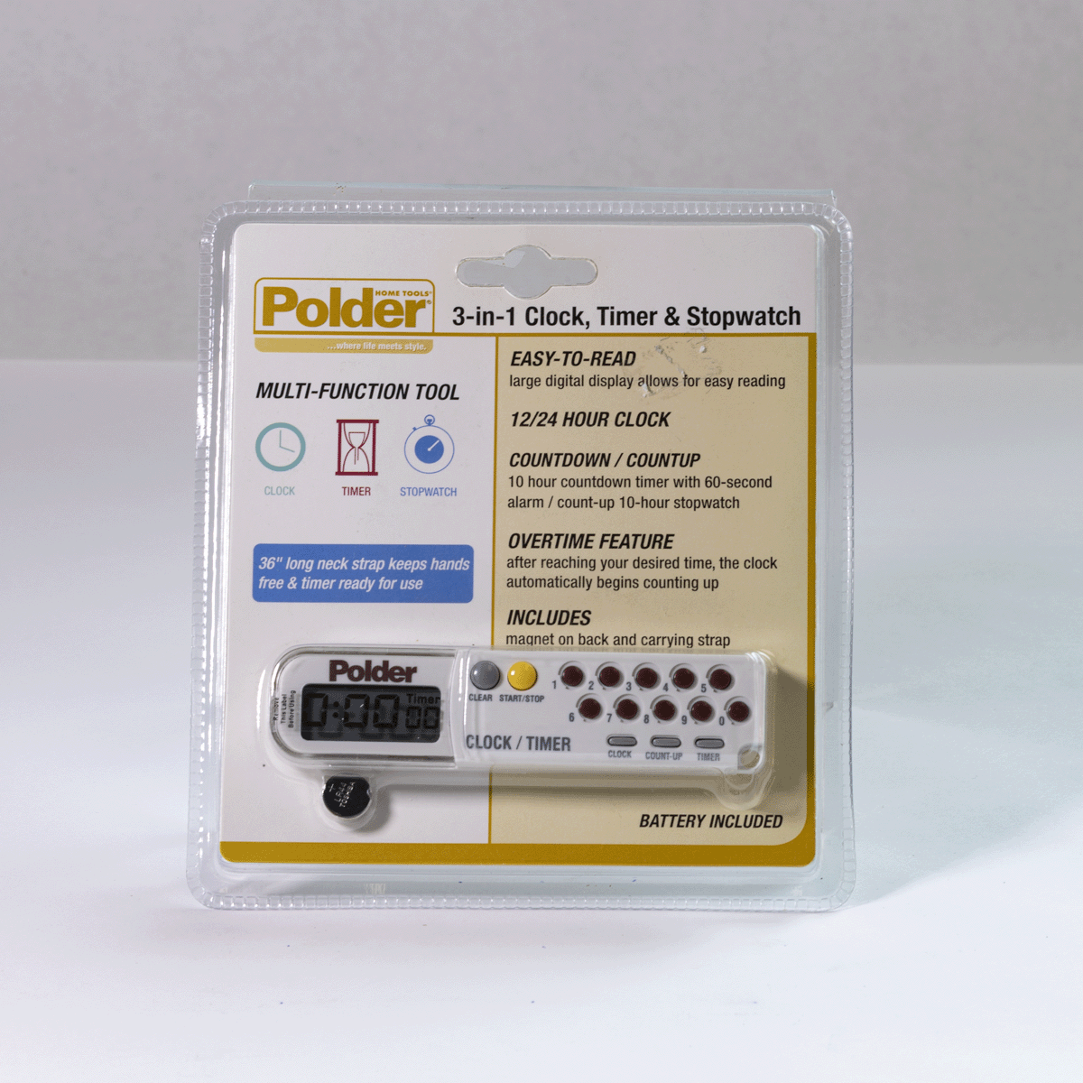 Clock/Timer/Stopwatch