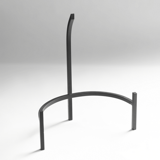 10" WROUGHT IRON PLATE STAND