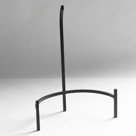 13" WROUGHT IRON PLATE STAND