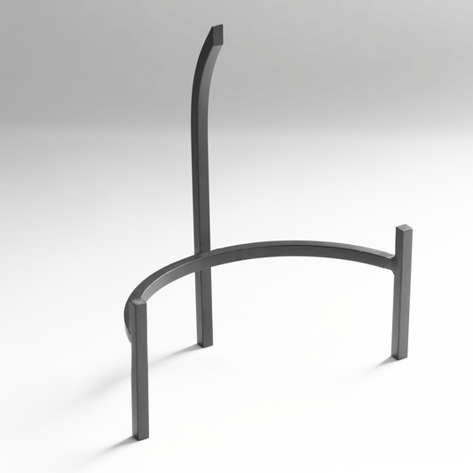 8" WROUGHT IRON PLATE STAND
