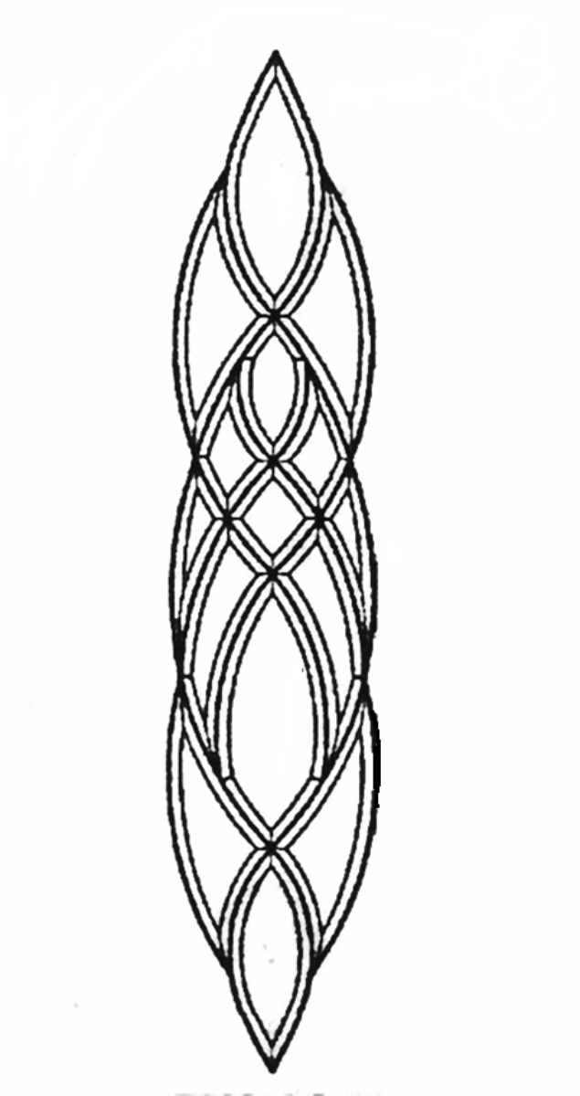 Sarah I I - 9" x 45" Bevel Cluster