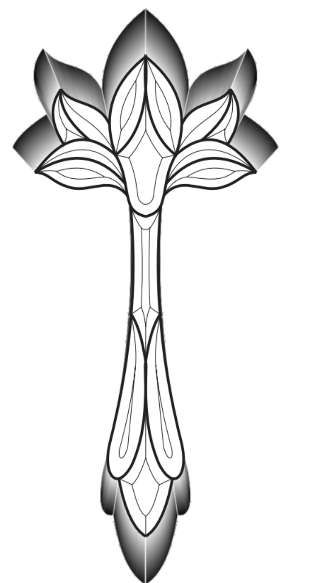 10'' x 21" 6mm Bevel Cluster