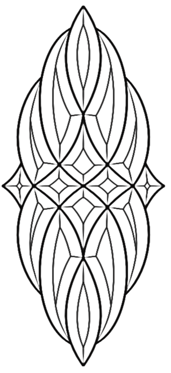 11'' x 27-3/4" Bevel Cluster