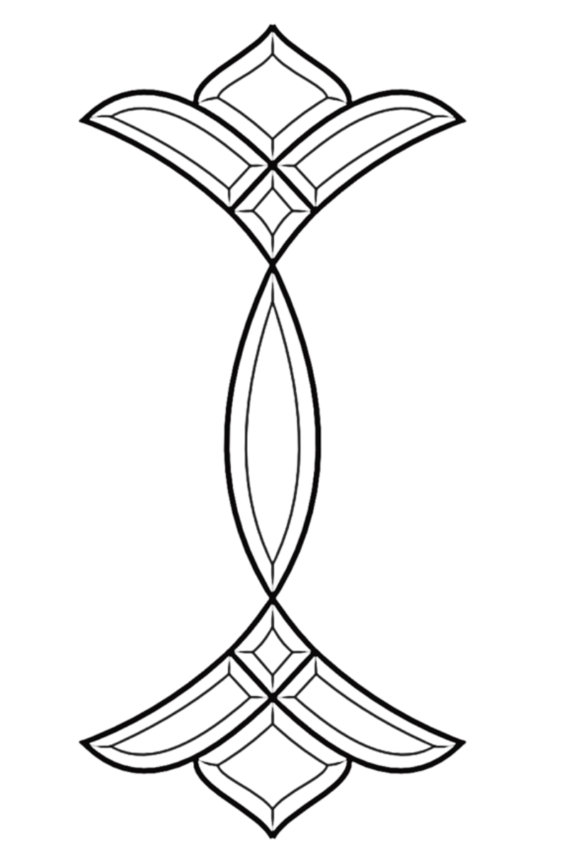 8-3/8'' x 18'' Bevel Cluster