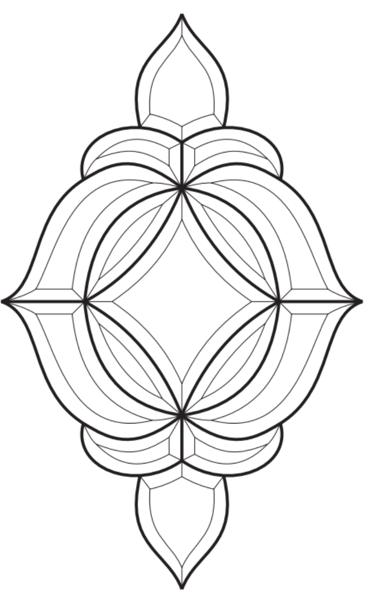 14" x 23-1/8" Bevel Cluster