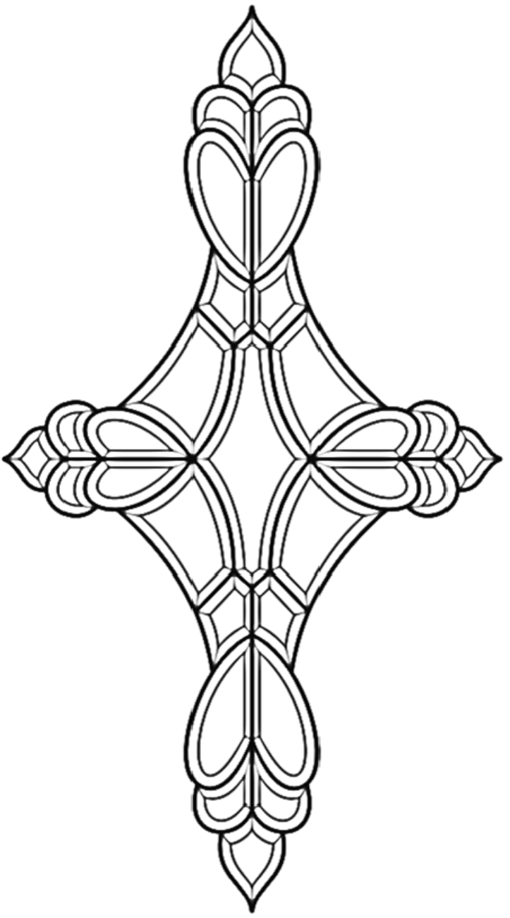 18-3/4'' x 34-1/8'' Bevel Cluster