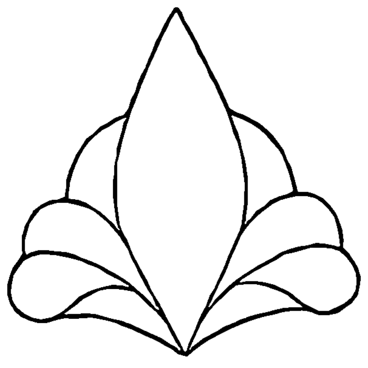 5-3/8'' x 8-3/8'' Bevel Cluster