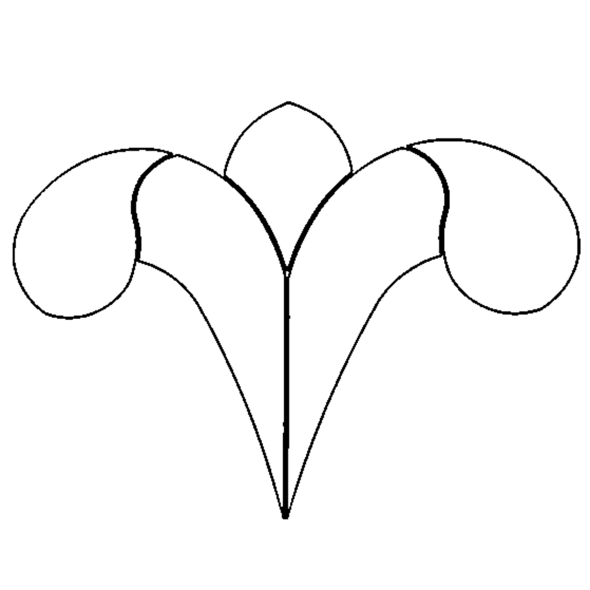 6-5/8'' x 8-7/8'' Bevel Cluster