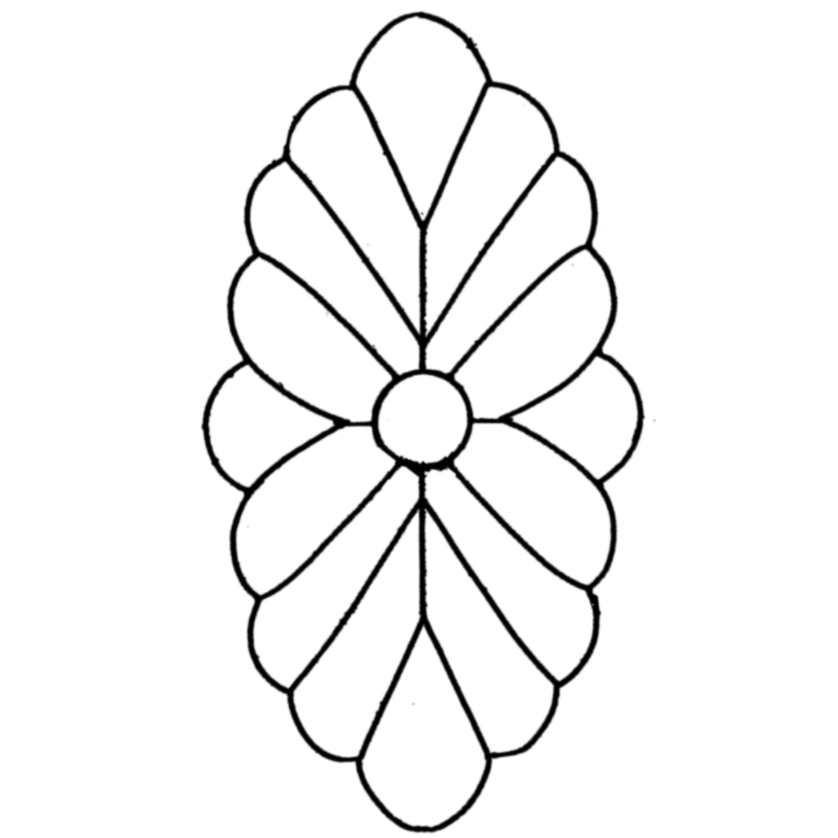 7-1/2'' x 14'' Bevel Cluster