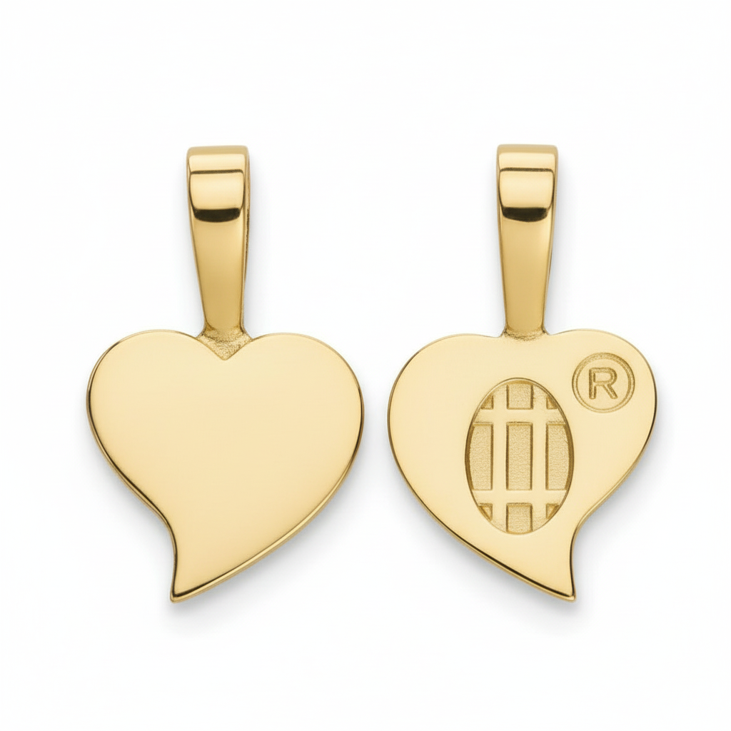 Aanraku® Gold Plated Heart Bail - Small