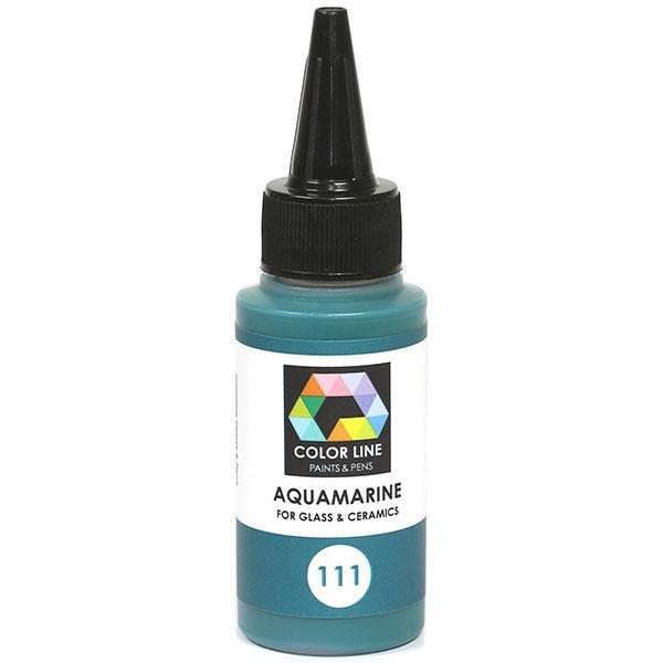 Color Line Paints & Pens, Aquamarine, 2.2 oz.