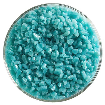 Turquoise Blue Opalescent, Coarse, 5 oz.