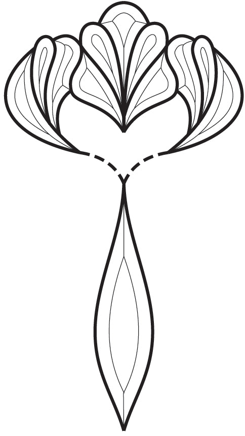 9" x 16-1/2" Bevel Cluster