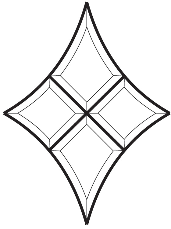 7" x 9-3/8" Bevel Cluster