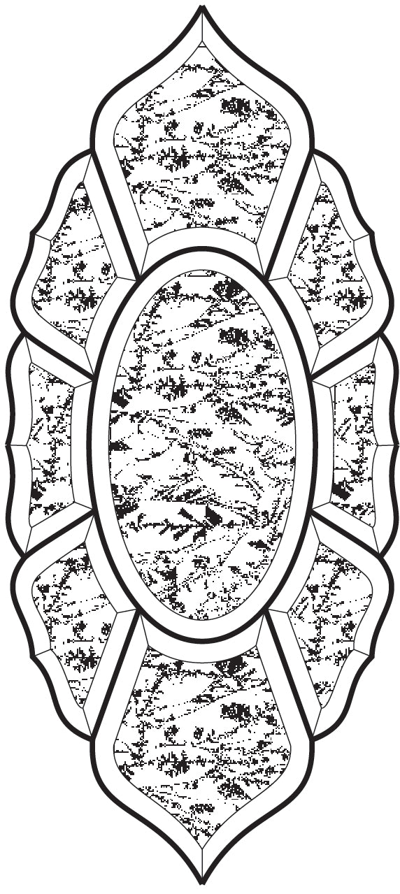 8-5/8'' x 19-7/8'' Glue Chip Bevel Cluster