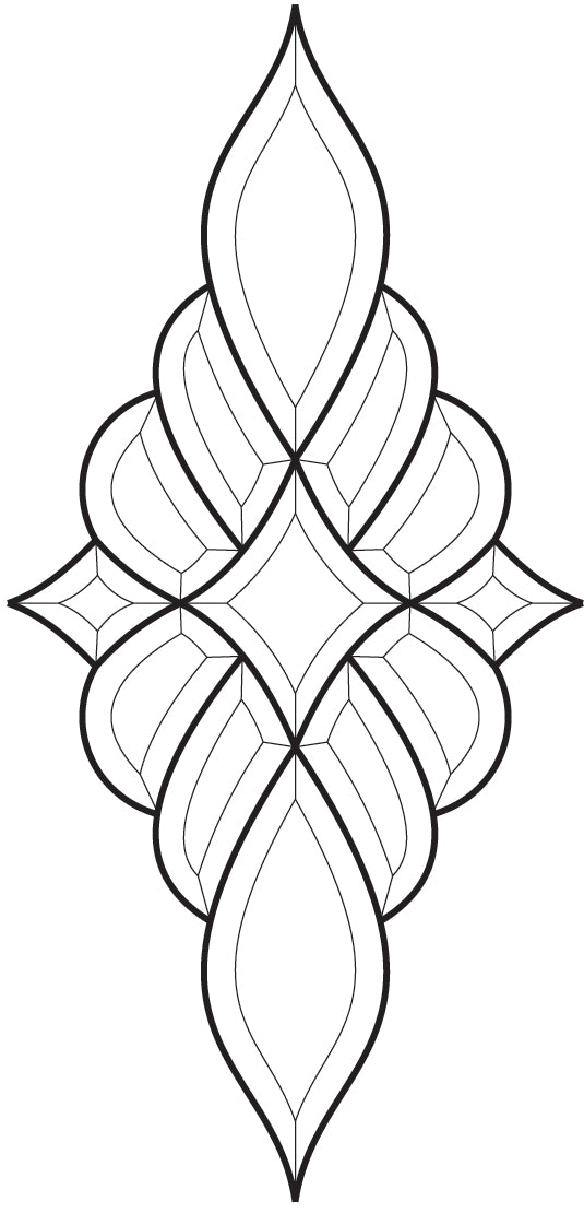 10-1/2" x 22-1/4" Bevel Cluster