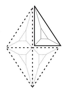 3" X 5" Diamond Quarter Bevel