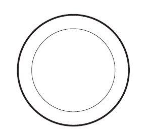 1-1/2" Circle Bevel -Single