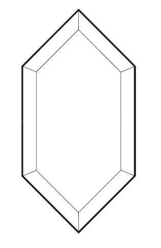 2-15/16" X 11-3/8" Double House Bevel -Single