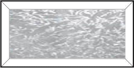 4" X 6" Glue Chip Rectangle Bevel -Single