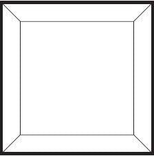 3-7/16" Square Bevel